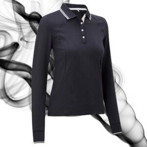 Callaway Long Sleeve Polo Ribbing - Dame