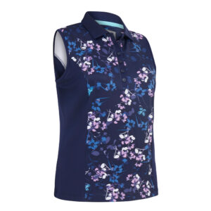 Callaway Allover Butterfly Floral Printed Polo