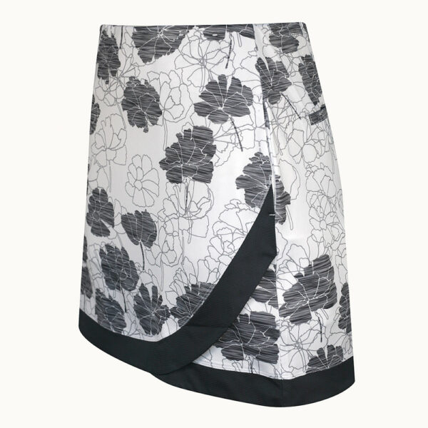 CALLAWAY DAME TEXTURE FLORAL SKORT