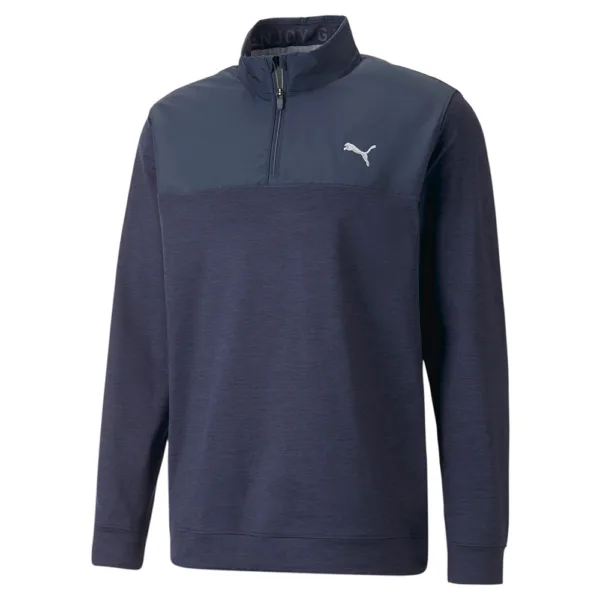 Puma Cloudspun Colorblock 1/4 Zip - herre