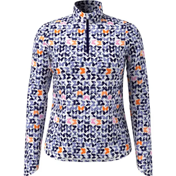 Callaway Metamorphosis Butterfly Print Long Sleeve - dame