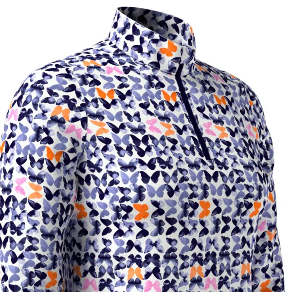 Callaway Metamorphosis Butterfly Print Long Sleeve - dame