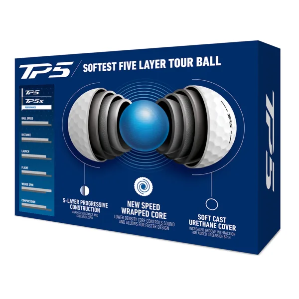 TaylorMade TP5 golfbolde