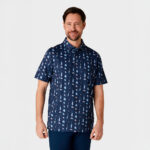 Callaway All Over Golf Essentials Print Polo Herre