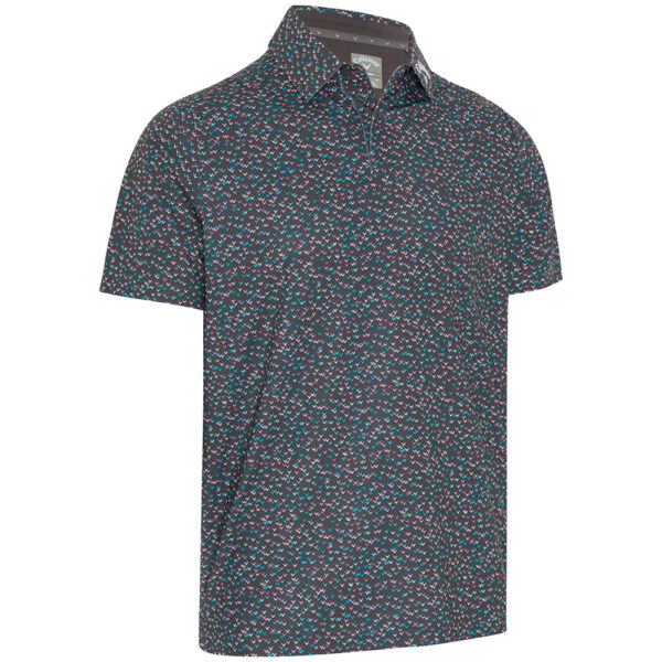 Callaway All Over Chevron Confetti Print Polo - herre