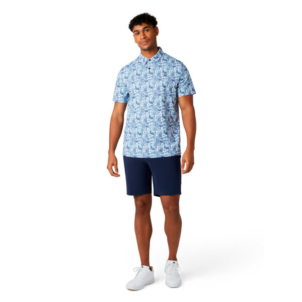 Penguin Novelty Grid Print Polo - herre