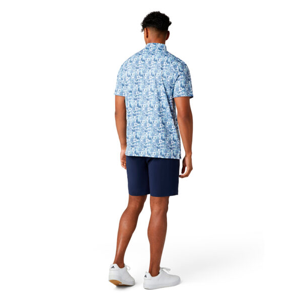 Penguin Novelty Grid Print Polo - herre