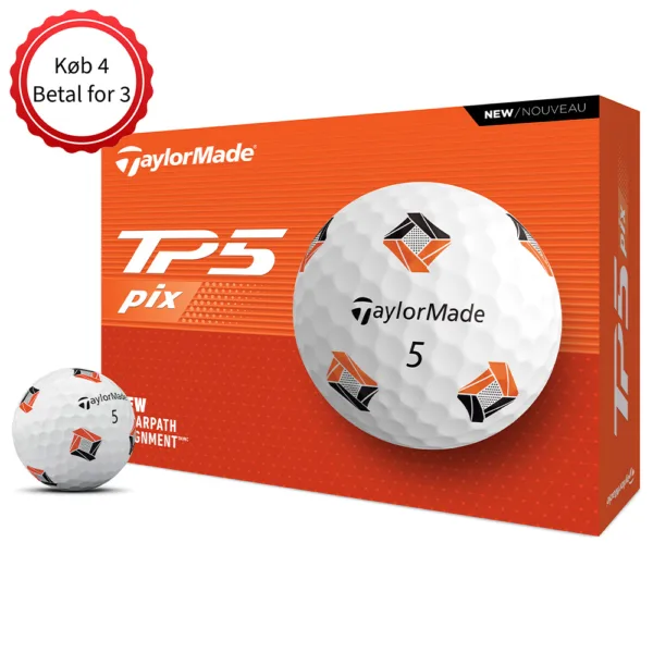 TaylorMade TP5 Pix golfbolde