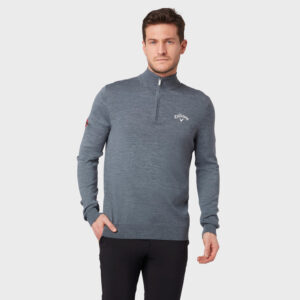 Callaway 1/4 Blended Merino Sweater - Herre