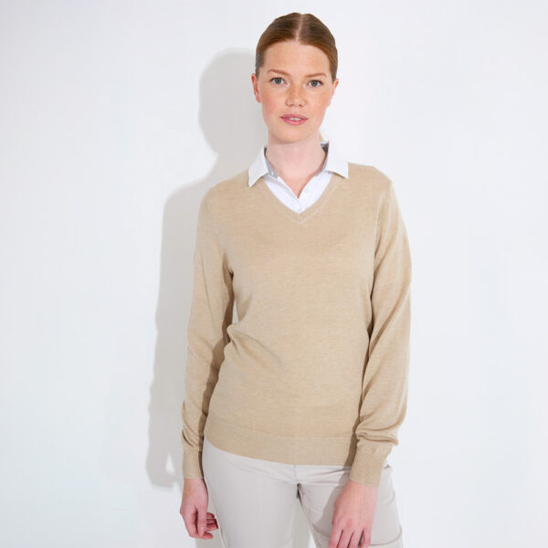 Abacus Liffin V-neck Pullover - Dame