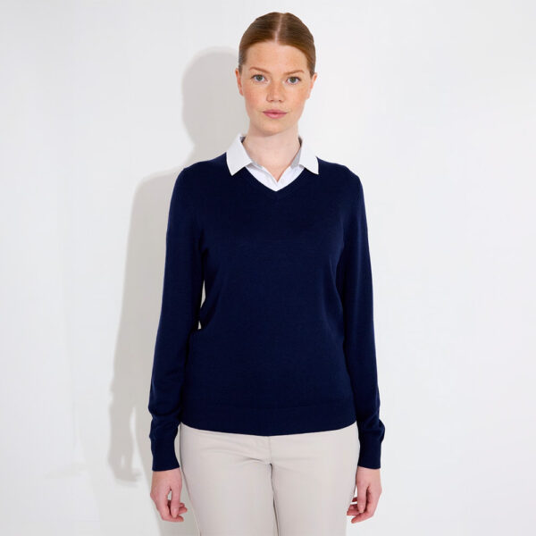 Abacus Liffin V-neck Pullover - Dame