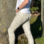 Alberto Mona Buks Golden Print Dame