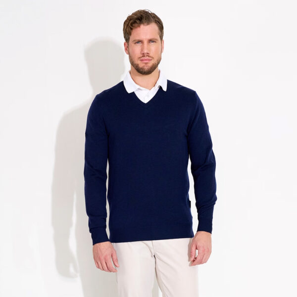 Abacus Liffin V-Neck Pullover - Herre