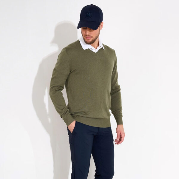 Abacus Liffin V-Neck Pullover - Herre