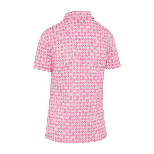 Callaway Deco Geo Short Sleeve Polo - Dame